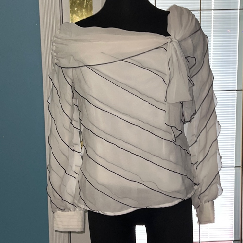 NWT Samuel Dong lined blouse.